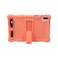 thumbnail image 3 of Dteck Case for Samsung Galaxy Tab A8 10.5-inch X200 X205,Shockproof Soft Silicone Case Kickstand Rubber Shell Protective Cover,Pink, 3 of 4
