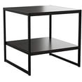 thumbnail image 5 of Household Essentials Square Wooden Side Table/End Table With Storage Shelf, Ashwood, 5 of 5