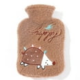 thumbnail image 1 of JeashCHAT Hot Water Bottle Hot Water Bag Plush Jacket Cartoon Warm Water Bag Set Plush Warm Gloves Children's Autumn And Winter Warmth, 1 of 6