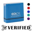 thumbnail image 2 of Printtoo Verified Self Inking Rubber Stamp Pre-Inked Office Stamp- Home Office Business Stationery, Green- 42 x 9 mm, 2 of 7