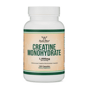 Creatine Monohydrate, Supports Active Lifestyle & Fitness, 120 Capsules, Double Wood Supplements