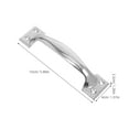 thumbnail image 2 of BESTYASH 4Ud De Puerta De Acero Inoxidable Plata Para Uso En Y, 2 of 8