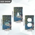 thumbnail image 7 of Yayeee Blank Wall Plate Cover 1-Gang 4.5"x2.7" Home Unused Decorative Outlet, Blue Tree, 7 of 7
