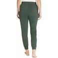 thumbnail image 6 of Eddie Bauer Womens 2 Pack Fleece Lounge Joggers Size: XXL, Color: Black/Heather Olive, 6 of 7