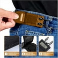 thumbnail image 7 of 2PCS Tactical Metal Hook Elastic Belt,Beltless Belt,Adjustable Side Tactical Belt,Jeans Pants 1.5 Inches Wide and Easy To Use(Khaki), 7 of 7
