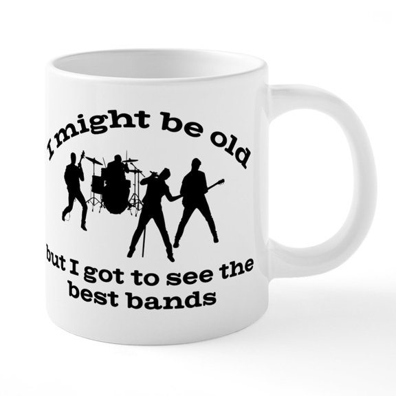 CafePress - I Got To See The Best Bands Mugs - 20 Oz White Ceramic Mega Mug