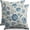 Blue, variant on Brown Grey Gray Floral Pillow Covers 16x16 Inch Set of 2, Vintage Farmhouse Flowers Pattern Print Antique Decorative Throw Pillow Cases Rustic Neutral Cushion Covers Outdoor Decor for Sofa Couch Bed