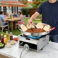 thumbnail image 3 of ARC  200,000 BTU Propane Burner with Foldable Legs, Heavy Duty Stainless Steel Outdoor Gas Cooker for Turkey Fry, Seafood Boil, & Homebrewing, High Pressure 20PSI Regulator & Steel Braided Hose, 3 of 7