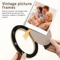 thumbnail image 3 of LITINKIMI Floating Picture Frame Oval Frame Golden Resin For Bedroom Decor 1Pcs, 3 of 6