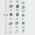 thumbnail image 3 of Ocean Style Wooden Pendant, Fish/Scallop Design, Durable, Multicolor, Home/Store/Office/Party Decoration, Lively Room Atmosphere, 3 of 4