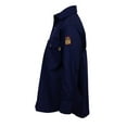 thumbnail image 4 of Flame Resistant Welding FR Shirt - 100% C - Light Weight - 7 oz (Small, Navy Blue), 4 of 8