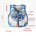 thumbnail image 7 of Kids Life Jacket 40-60 Lbs Adjustable Fit Epe Foam Water Vest Swim Coast Guard Approved Life Vest Swim Float Jackets Swimwear Buoyancy Jacket for Pool & Beach, 7 of 7