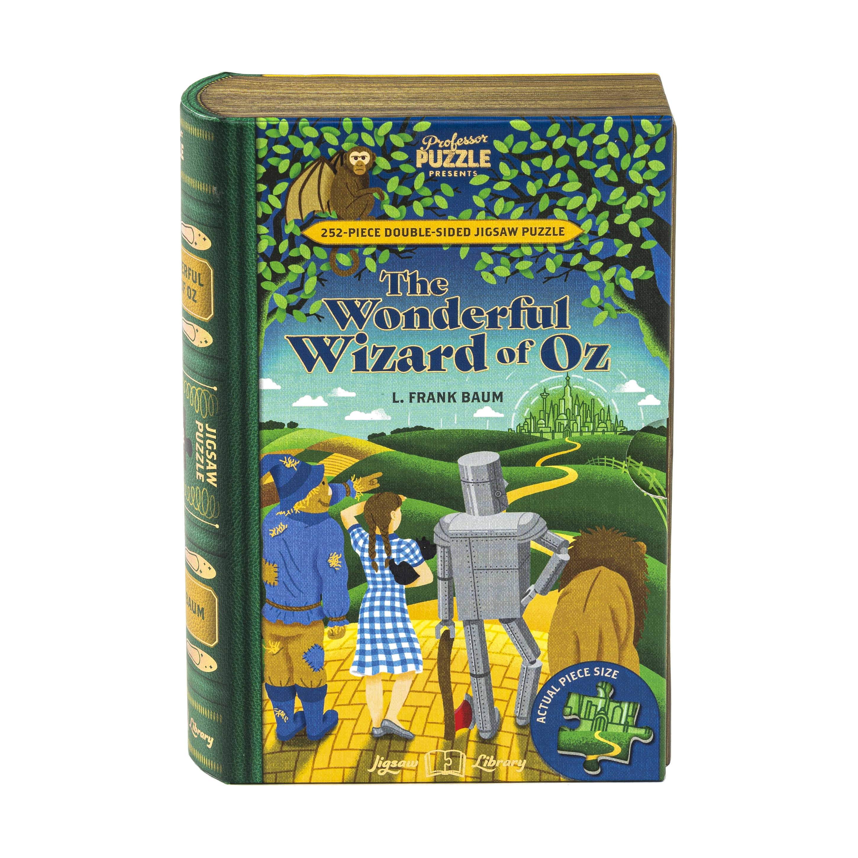 Professor Puzzle L. Frank Baum's The Wonderful Wizard of Oz Double-Sided Jigsaw Puzzle: 252 Pcs