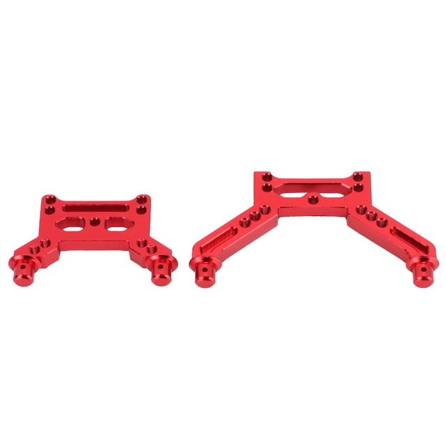 Soporte de choque de aleación de aluminio para coche RC, 2 piezas Piezas de mejora de metal para choques de coche RC Soporte de choque Soporte de choque de aleación de aluminio Calidad de nivel superior