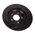 thumbnail image 6 of Geelife Black Drill Slot Brake Rotors + Ceramic Pads For 2007-2017 Chrysler Dodge Jeep, 6 of 7