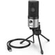 thumbnail image 3 of FIFINE Micrófono USB para Zoom Video Meeting Clase en línea en computadora PC, Micrófono de escritorio de condensador de metal con control de ganancia para Windows y Mac, Plata - K669S, 3 of 4