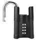 thumbnail image 1 of Candado de Alupre, cerradura de puerta de la seguridad de la prenda impermeable del candado de la combinación de la contraseña del código de 4 dígitos, 1 of 5