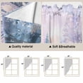 thumbnail image 5 of Swag Valance Curtains for Windows, Winter Forest Light Filtering Kitchen Curtains with Rod Pocket, Natural Forest Lake Snow Scene Colorful Window Treatment Valances for Living Room, 28x36 - 2 PCS, 5 of 9