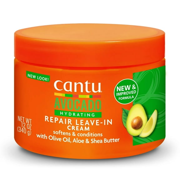 Cantu Avocado Leave-In Conditioner Cream, 12 Oz., Pack of 2
