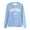 Light Blue, variant on RMGVDSD Womens T Shirt Tops Women Graphic Long Sleeve T Shirts Oversized Letter Print Tees Casual Crewneck Tunic Tops Comfy Basic Tee Shirts