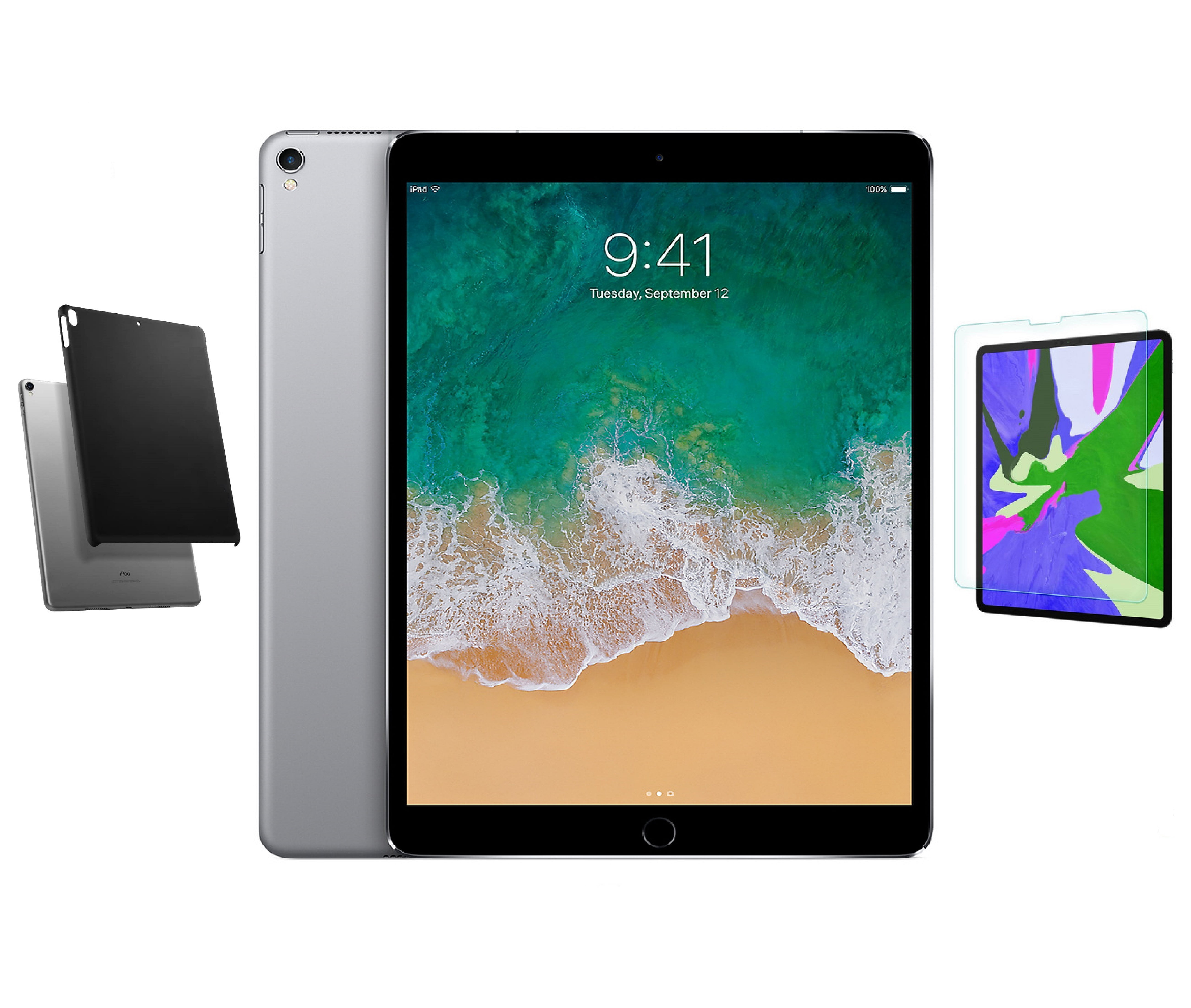 Refurbished 10.5-inch Apple iPad Pro Wi-Fi 64GB - Space Gray Bundle - Black  Case & Screen Protector - Walmart.com