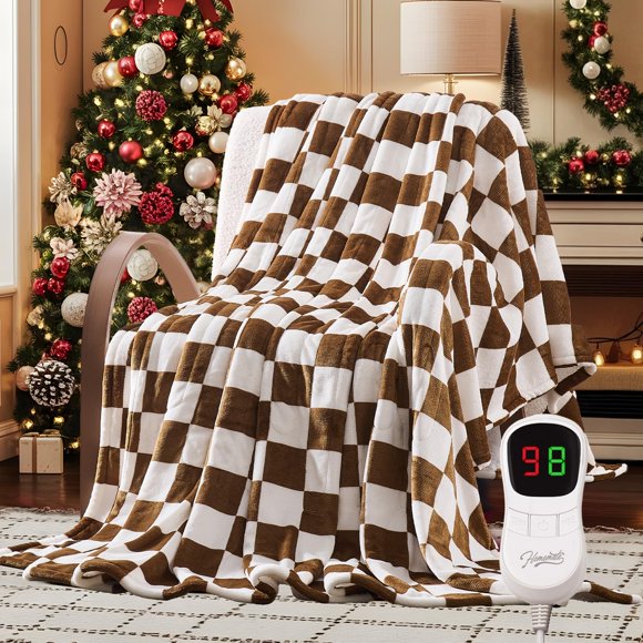 Electric Blanket Homemate Heated Twin Size 160x210cm Flannel