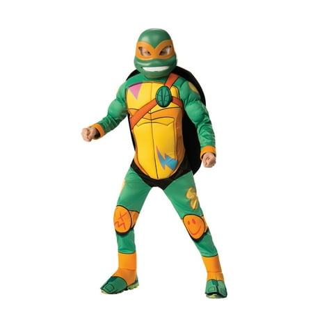 Halloween Rise of Teenage Mutant Ninja Turtles Deluxe Michelangelo Child Costume