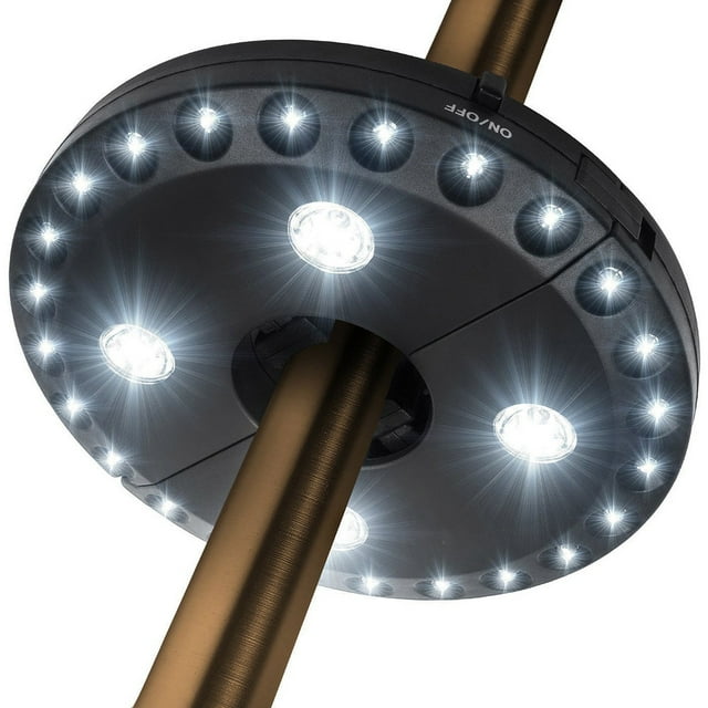 AIHOME Umbrella Light Detachable Portable Camping Tent Lamp with 3 Lighting Modes Battery-powered LED Flashlight