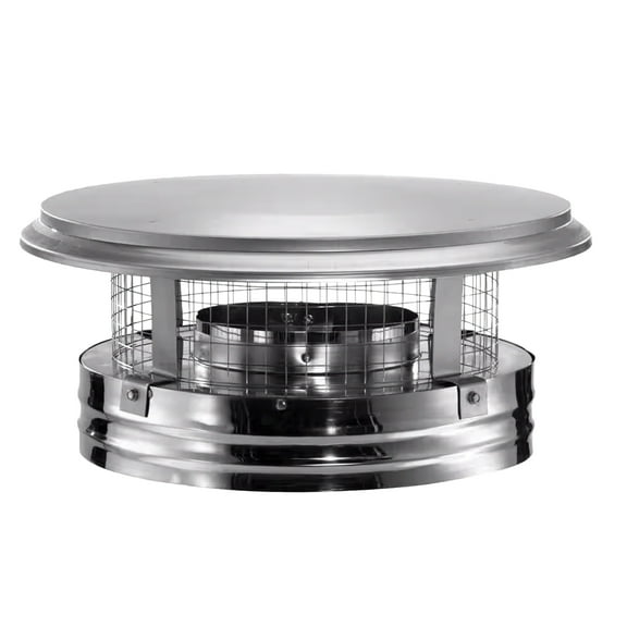 DuraVent DuraPlus 6 Inch Stainless Steel Chimney Cap for Dryer Replacement