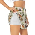 thumbnail image 2 of Disketp Cute Vegetables Print Women's Shorts Workout Shorts for Athletic Gym Running Shorts with Phone Pockets XX-Large, 2 of 8