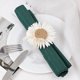 thumbnail image 4 of Servilletero de lino de 6 uds para decoración rústica de banquete de boda A Afortunado Sencillez, 4 of 5