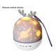 thumbnail image 5 of Inteprter La luz nocturna giratoria antideslizante del silicón para el puerto de carga USB del regalo de los niños puede cargar el teléfono Iluminación navideña gris Control remoto, 5 of 6