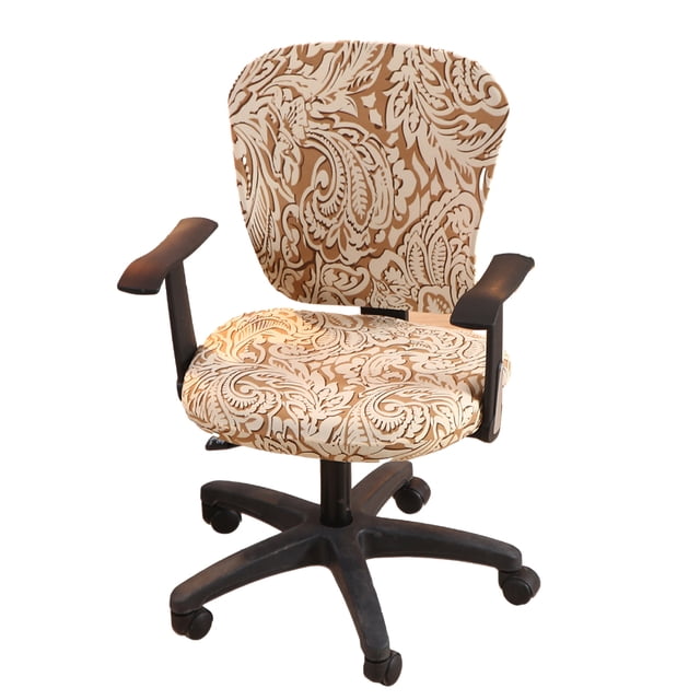 Housse Extensible pour Chaise d'Ordinateur Transformable, Housses de Chaise de Bureau, Housse de Chaise Élastique, Housse de Chaise d'Ordinateur en Polyester à Haute Élasticité, Queue de Phénix