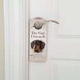 thumbnail image 5 of Black and Tan Dachshund Wiener Dog Breed Plastic Door Knob Hanger Sign, 5 of 7
