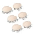 thumbnail image 2 of Mannequin Head Eyelids Eyelids With Eyelashes Eyelash Extension Eyelids Eyelash Grafting Eyelids False Eyelids With Eyelashes 3 Pairs Mannequin Head Eyelids With Eyelashes For, 2 of 8