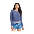thumbnail image 1 of Aeropostale Chandail en Molleton Super Doux pour Femmes, Bleu, Juniors, Grand, 1 of 1