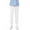 White, variant on Kctiaxy Scrubs for Women e Lastic Waist Straight Leg Scrub Pants Solid Color Causal Loose Stretch Long Cargo Pants with Pocketss