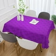 thumbnail image 5 of Coolnut Mardi Gras Purple Tablecloth Rectangle Colorful Table Cloth Large Square Table Cover for Dining Kitchen Party 60"x90" Decor Gift, 5 of 7