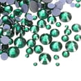 thumbnail image 1 of 1450 Pcs Strass Hotfix Cristales de Vidrio Gemas (Set SS6-SS30, Verde Oscuro), 1 of 6