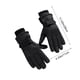 thumbnail image 3 of Guantes de ciclismo con pantalla táctil | Guantes de cinco dedos impermeables, resistentes al viento y cálidos con forro polar | Agarre antideslizante con correa ajustable en la muñeca | Deportes de, 3 of 6