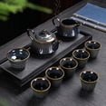 thumbnail image 1 of Producto Juego de té de horno Jun Línea especial de cambio de horno Juego de regalo de tetera de taza de té Regalo de cerámica, 1 of 3