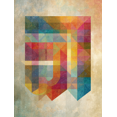 thumbnail image 1 of Toile Murale Géométrique Colorée Abstraite 15,75 X 11,81 Pouces, 1 of 8