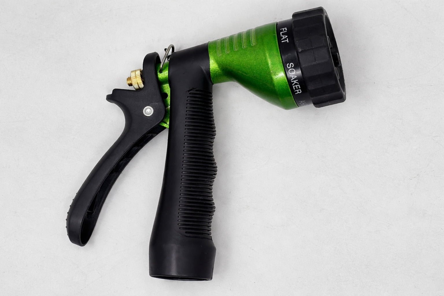 25 ft Coil Garden Hose with Spray Nozzle, PU Flexible Hose, Lightweight, Kink-Resistant
