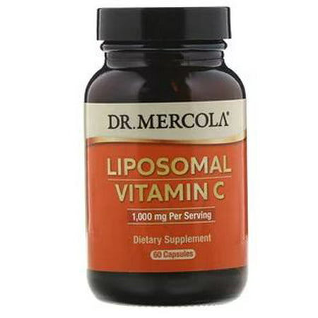 Dr. Mercola, Liposomal Vitamin C, 1,000 mg, 60 Licaps Capsules(pack of