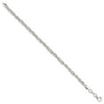 thumbnail image 2 of Auriga 925 Sterling Silver Fancy Braided Bracelet 7.5 inch for Women, 2 of 6
