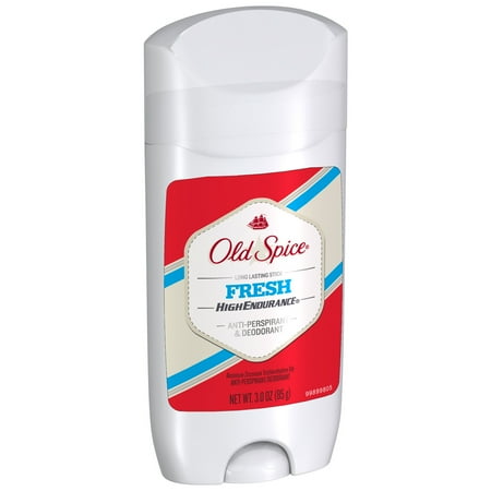 Old Spice High Endurance Fresh Invisible Solid Anti-Perspirant/Deodorant, 3 oz