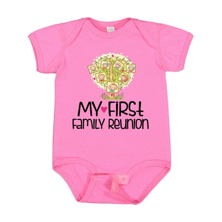 

Inktastic My First Family Reunion Gift Baby Boy or Baby Girl Bodysuit