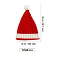 thumbnail image 6 of UHGANN Under $5 Christmas Hats, Santa Hat for Kids/Baby Unisex Warm Comfort Red Velvet Holiday Xmas Hat for New Year Festive Party Decoration, 6 of 9