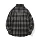 thumbnail image 4 of Blusa y camisa de manga larga con cuello vuelto para hombre, blusa informal a cuadros con botones y cuello vuelto, blusa de manga larga para hombre, 4 of 4
