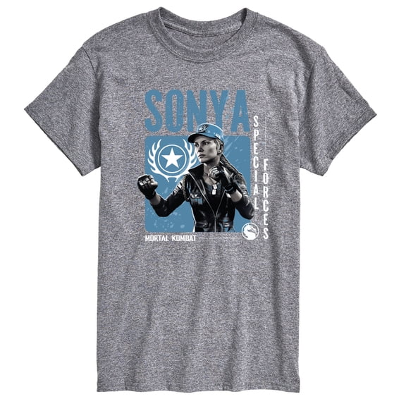 Mortal Kombat - Sonya Short Sleeve Graphic T-Shirt